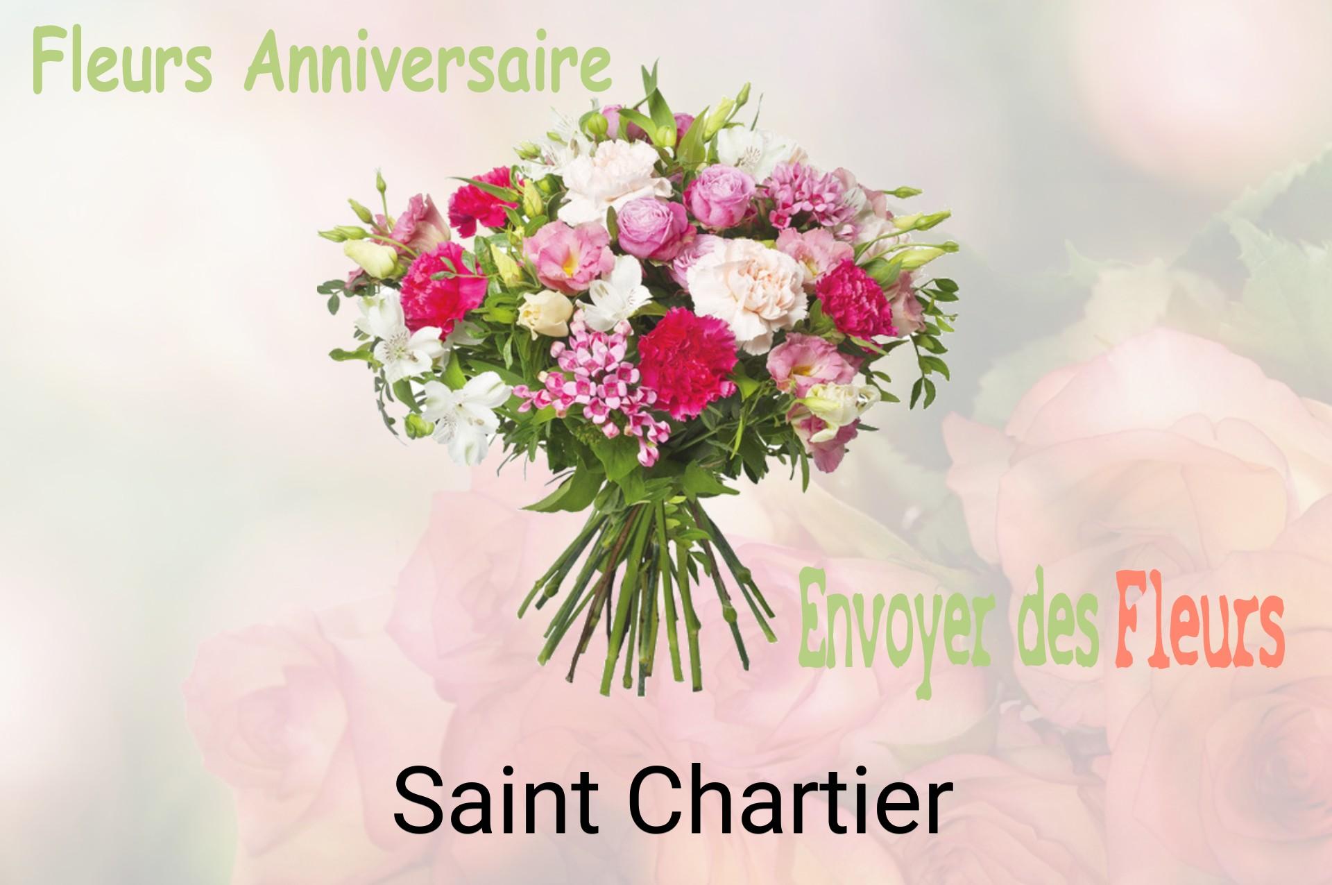 Bouquet de fleurs d’anniversaire livré à Saint-Chartier